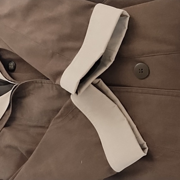 Jacqueline Ferrar Soft Sueded Lined Midi Trench Coat Jackie O Vibes Vintage - Picture 13 of 15